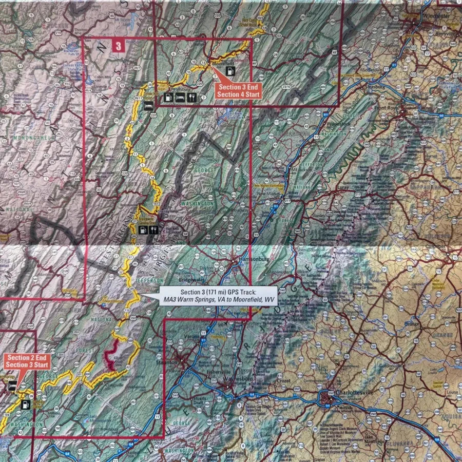 Butler Maps | Mid-Atlantic Backcountry Discovery Route (MABDR) Map - Updated Route