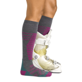 Darn Tough | Women's Edge Over-the-Calf Midweight Ski & Snowboard Sock - Moto Camp Nerd - motorcycle camping