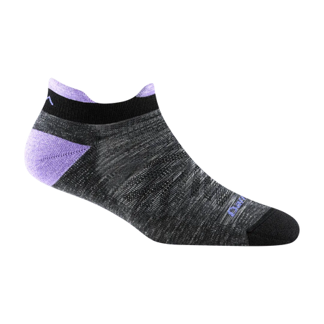 Darn Tough | Women's Run No Show Tab Ultra-Lightweight Running Sock - Moto Camp Nerd - motorcycle camping