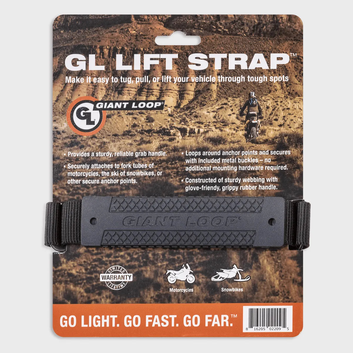 Giant Loop | Lift Strap - Moto Camp Nerd - motorcycle camping