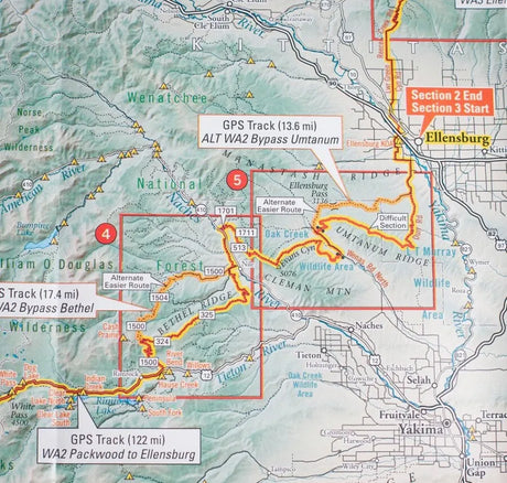 Butler Maps | California-North Backcountry Discovery Route Map – V1