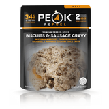 Peak Refuel | Biscuits & Sausage Gravy - Moto Camp Nerd - motorcycle camping