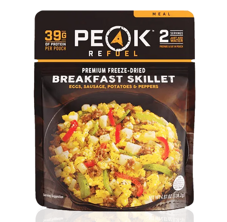 Peak Refuel | Breakfast Skillet - Moto Camp Nerd - motorcycle camping