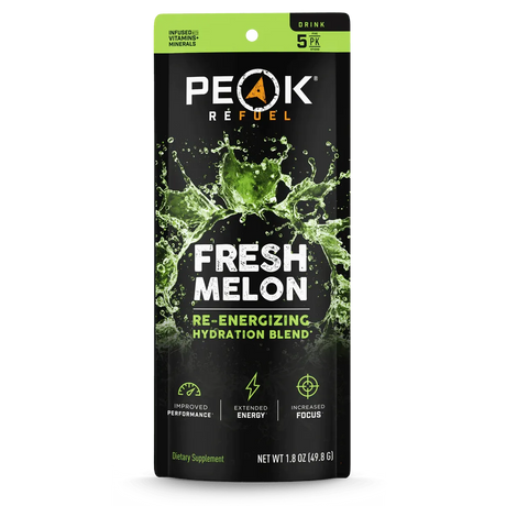 Peak Refuel | Fresh Melon Re-Energizing Drink Sticks - Moto Camp Nerd - motorcycle camping