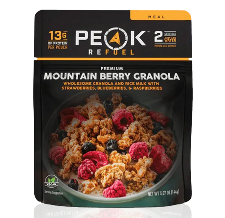 Peak Refuel | Mountain Berry Granola - Moto Camp Nerd - motorcycle camping