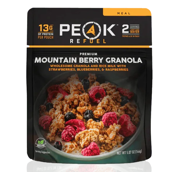 Peak Refuel | Mountain Berry Granola - Moto Camp Nerd - motorcycle camping