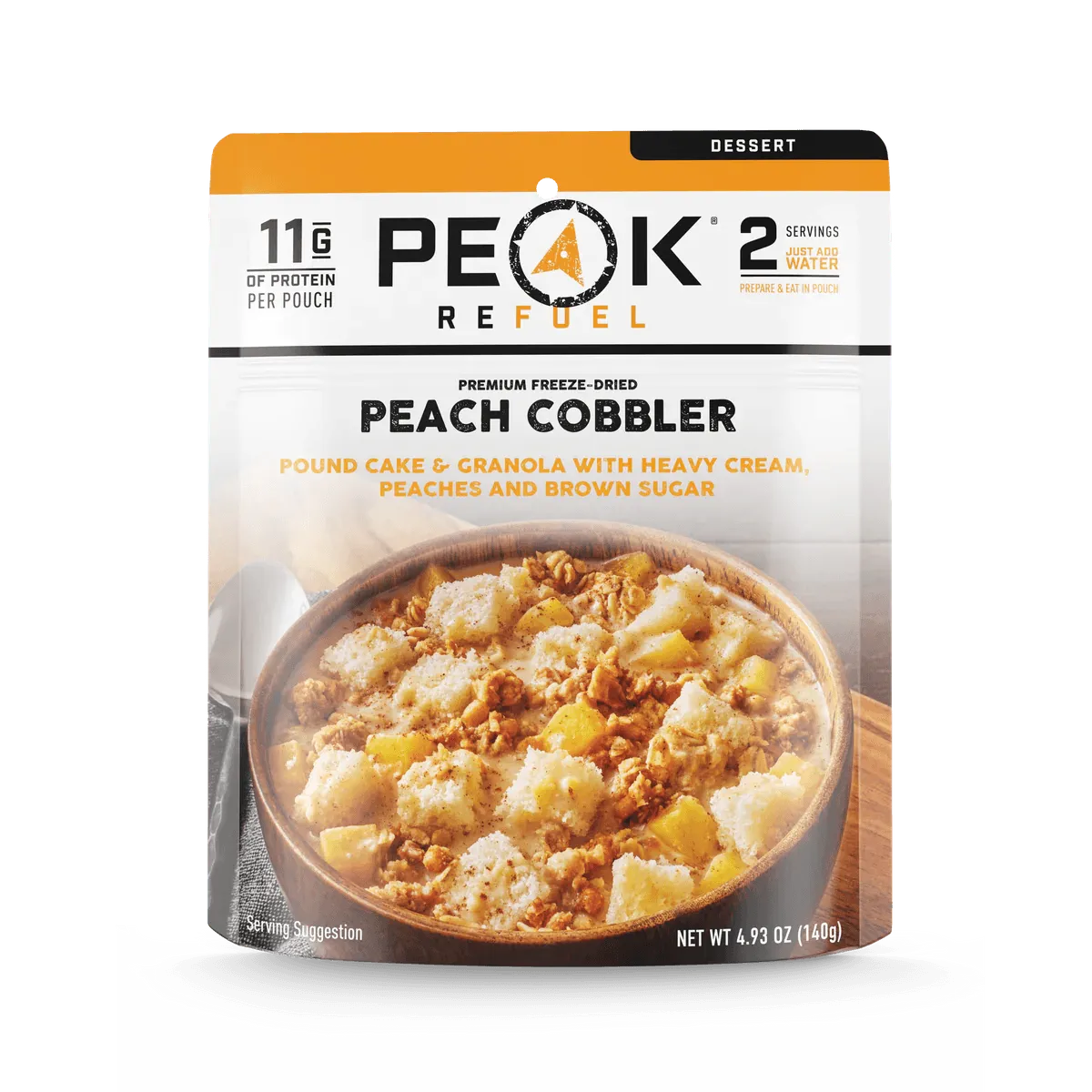 Peak Refuel | Peach Cobbler - Moto Camp Nerd - motorcycle camping