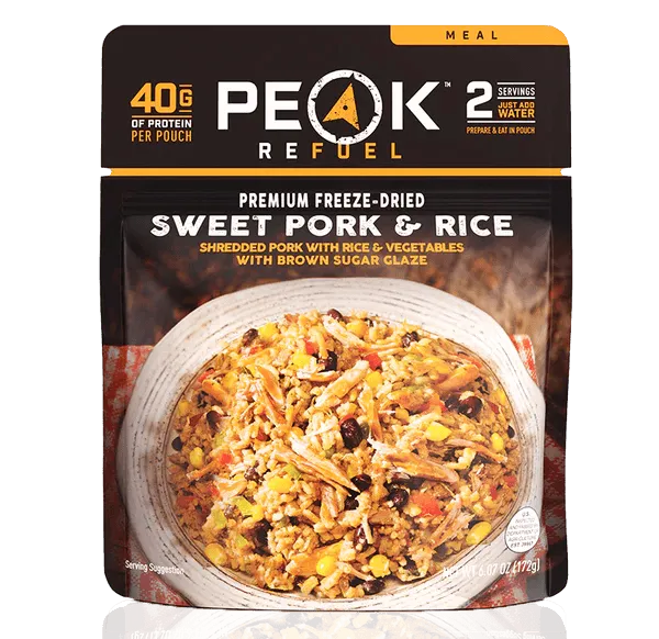 Peak Refuel | Sweet Pork & Rice - Moto Camp Nerd - motorcycle camping