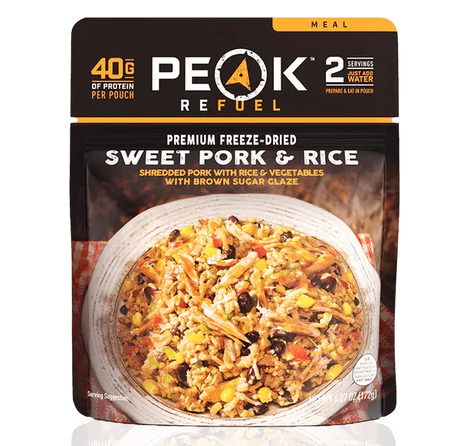 Peak Refuel | Sweet Pork & Rice - Moto Camp Nerd - motorcycle camping