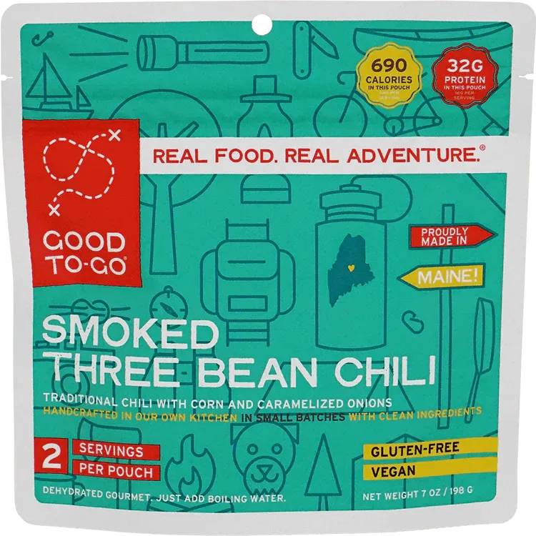 Good To-Go | SMOKED THREE BEAN CHILI - Moto Camp Nerd - motorcycle camping