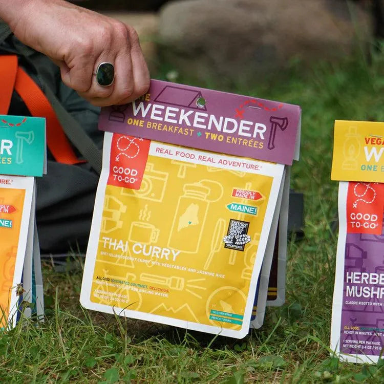 Good To-Go | THE WEEKENDER VARIETY PACK #1 - Moto Camp Nerd - motorcycle camping