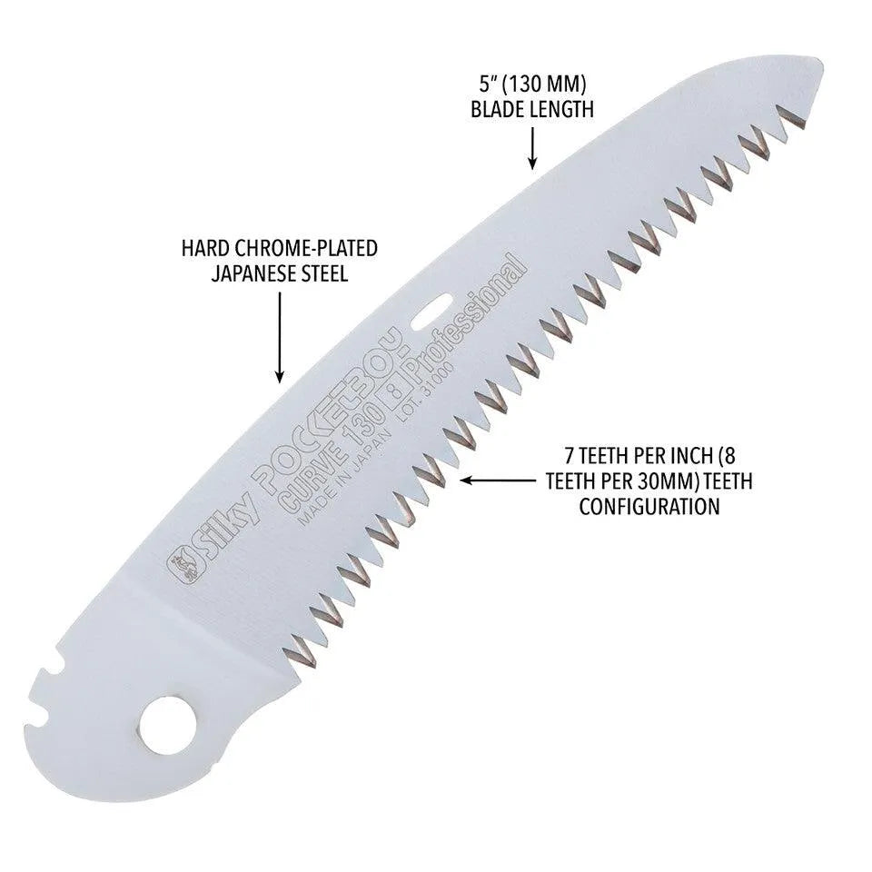 Silky | Pocketboy Curve 130MM Folding Saw - Moto Camp Nerd - motorcycle camping